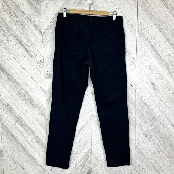 Lululemon ABC Pants Classic Warpstreme Mens Size 31x 30 Navy Blue Chino Stretch - Picture 5 of 6